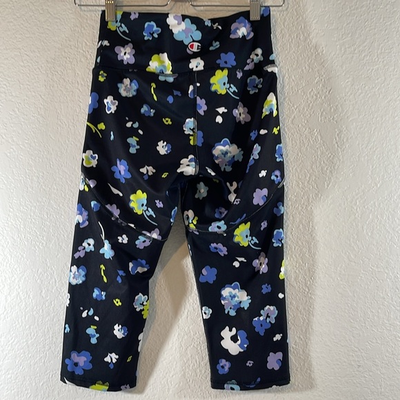 CHAMPION Women's Sport Floral Print Knee Tight Size Small NEW - Picture 6 of 12